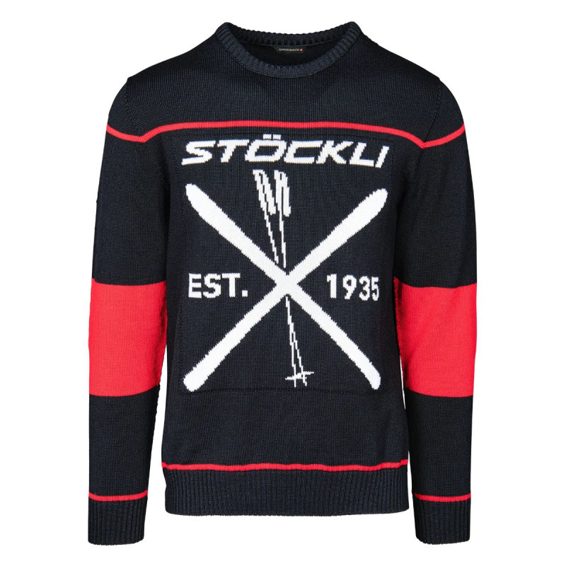 Pánsky sveter Stöckli STÖCKLI 1935  - čierna