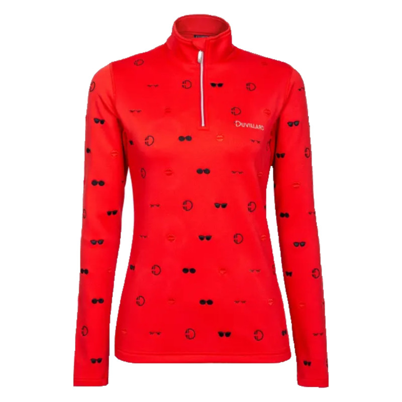 Dámska mikina Duvillard MORGANE  - červená