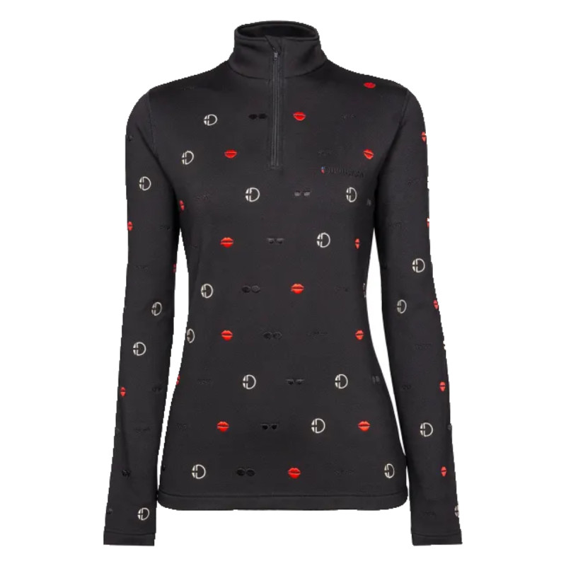 Dámska mikina Duvillard MORGANE  - čierna