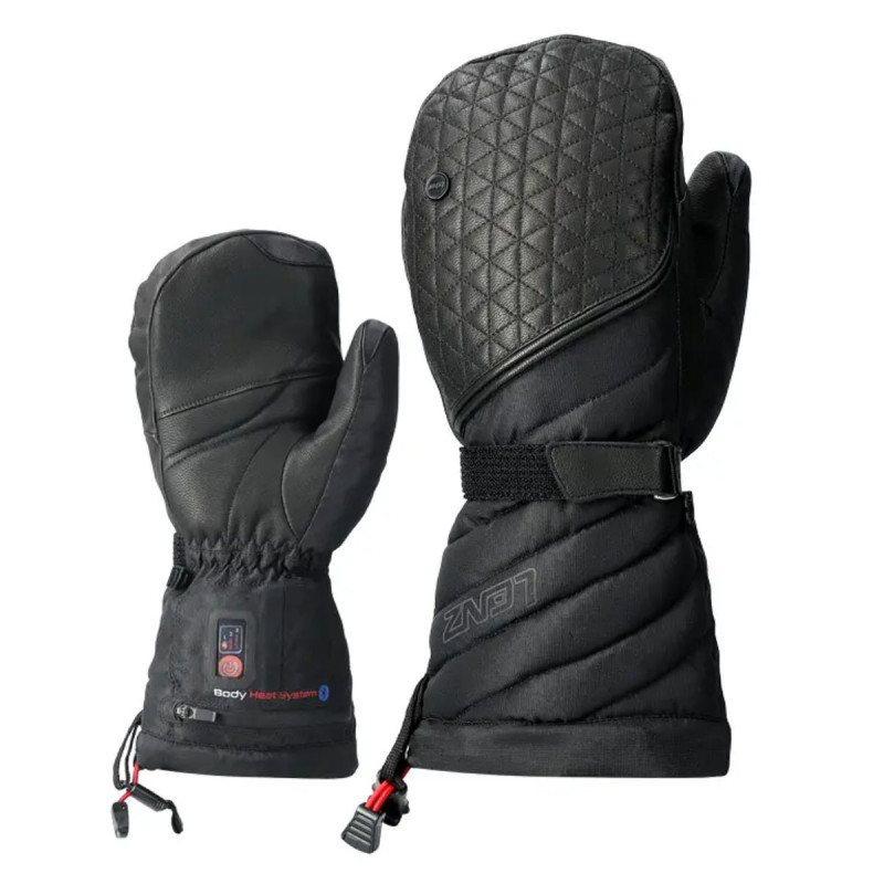 Vyhrievané rukavice Lenz 6.0 FINGER MITTENS  - čierna
