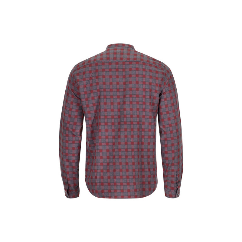 Pánska košeľa Luis Trenker BERNET KARO  - vínová