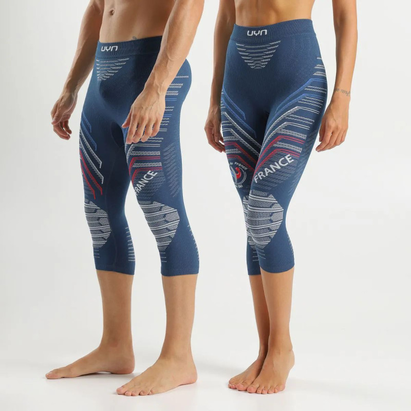 Lyžiarské funkčné nohavice UYN NATYON 3.0 FRANCE MEDIUM  - tmavo modrá