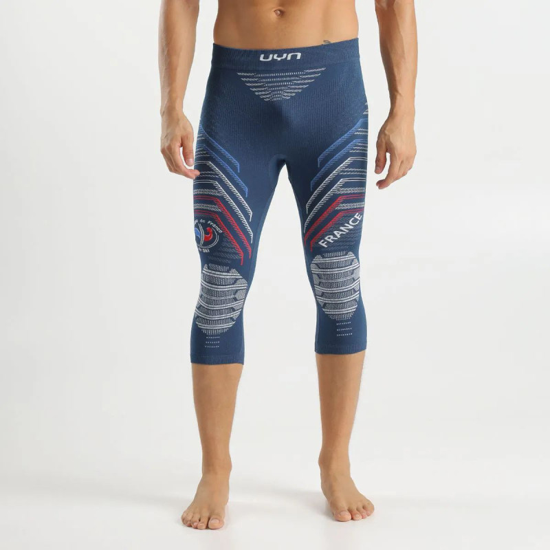 Lyžiarské funkčné nohavice UYN NATYON 3.0 FRANCE MEDIUM  - tmavo modrá