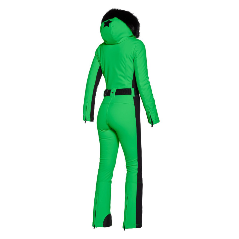 Dámska kombinéza Goldbergh PARRY FAUX BORDER  - zelená