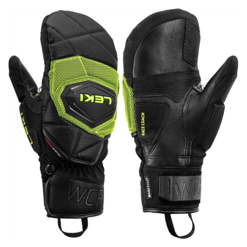 Pánske lyžiarské rukavice Leki WCR COACH 3D MITT  - čierna