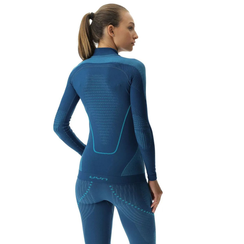 Dámské funkční tričko UYN EVOLUTYON UW SHIRT TURTLE NECK  - modrá