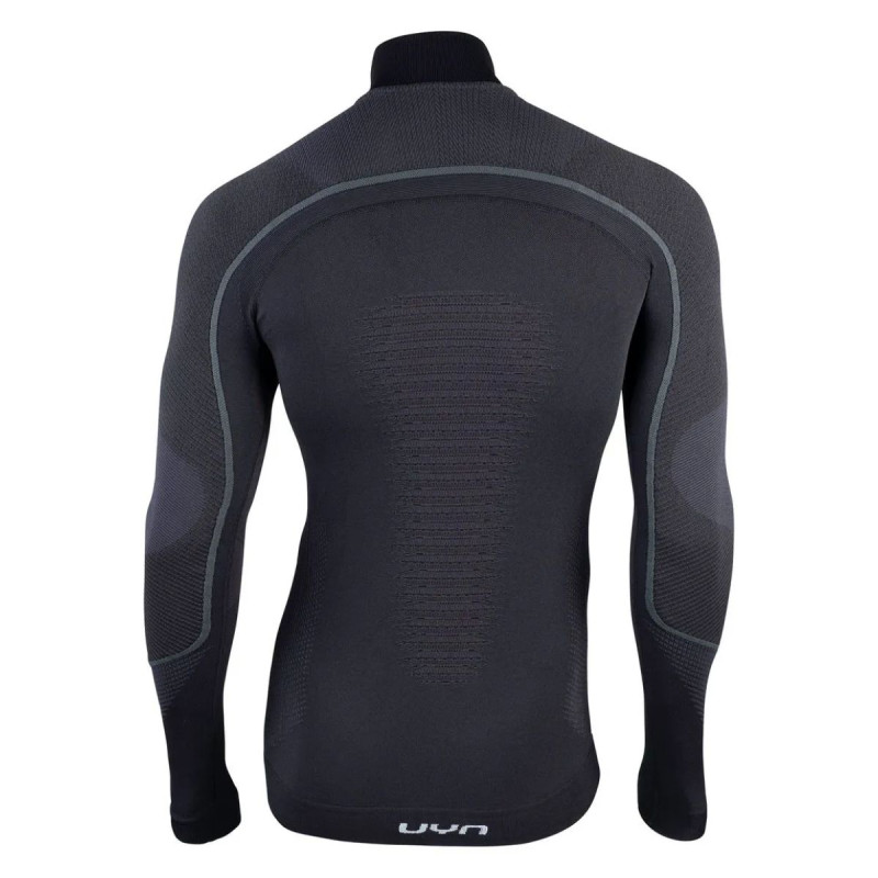 Pánske funkčné tričko UYN AMBITYON MAN LG SL ZIP  - čierna