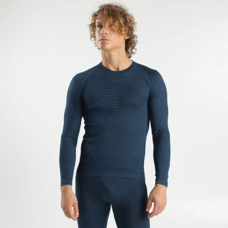 Pánské funkční tričko UYN FUSYON BIOTECH LG SL  - tmavě modrá