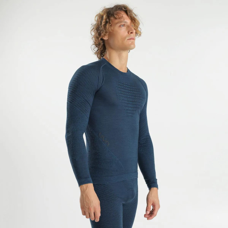 Pánské funkční tričko UYN FUSYON BIOTECH LG SL  - tmavě modrá