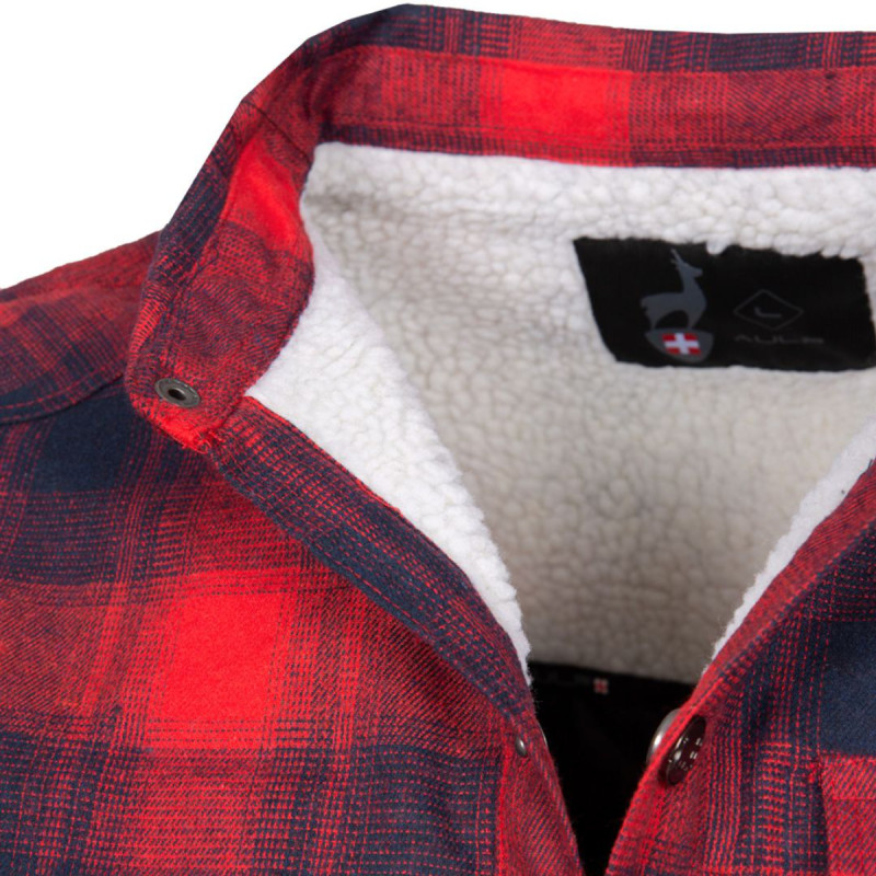 Pánska košeľa Aulp NITER  - červená