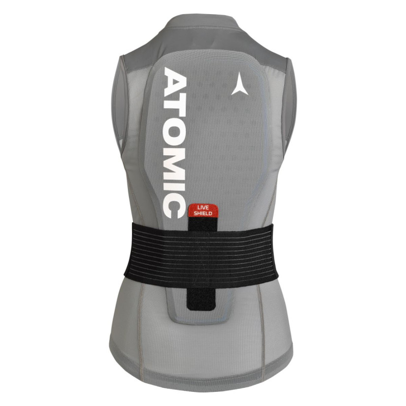 Dámsky lyžiarský chránič chrbtice Atomic LIVE SHIELD VEST  - svetlo šedá