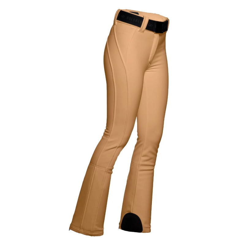 Dámske lyžiarské nohavice Goldbergh PIPPA  - svetlo hnedá
