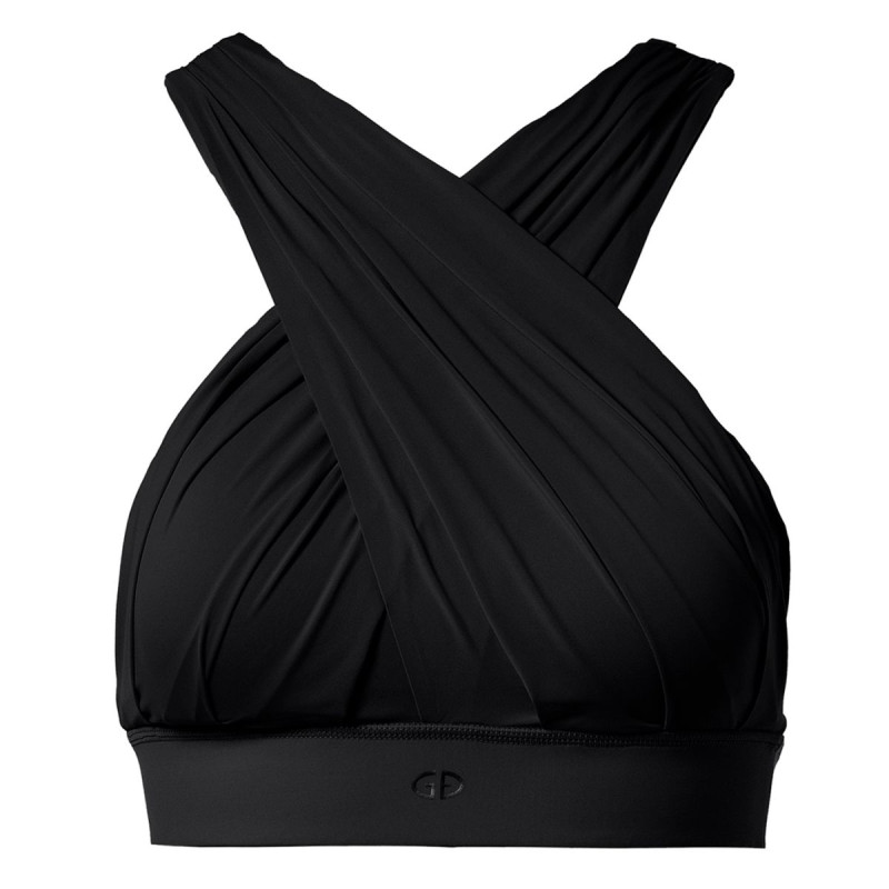 Dámská funkční podprsenka Goldbergh DRAPE  - černá