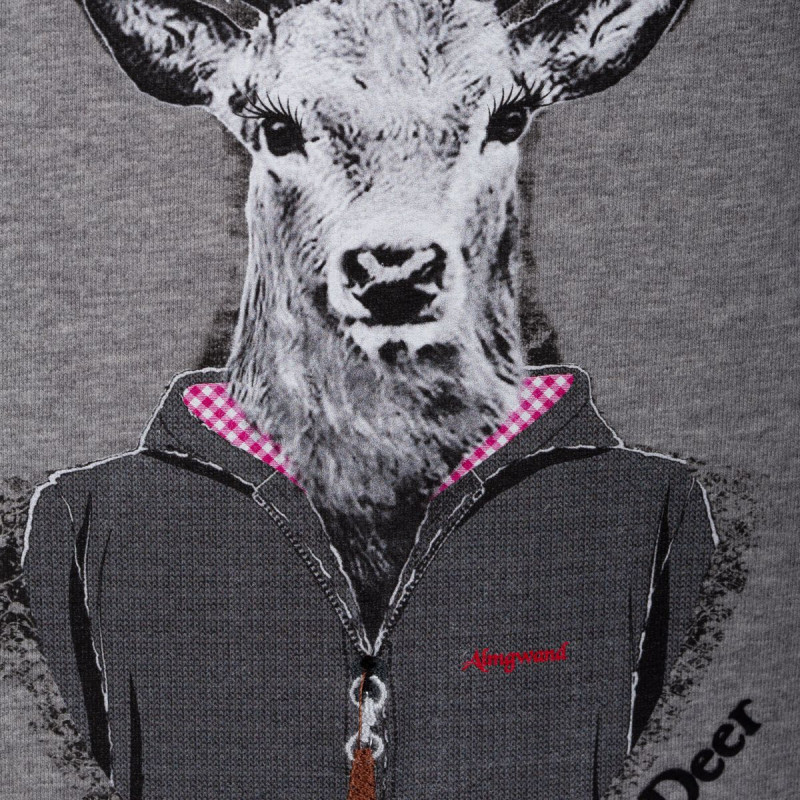 Dámské tričko Almgwand KARRENALM  - šedá