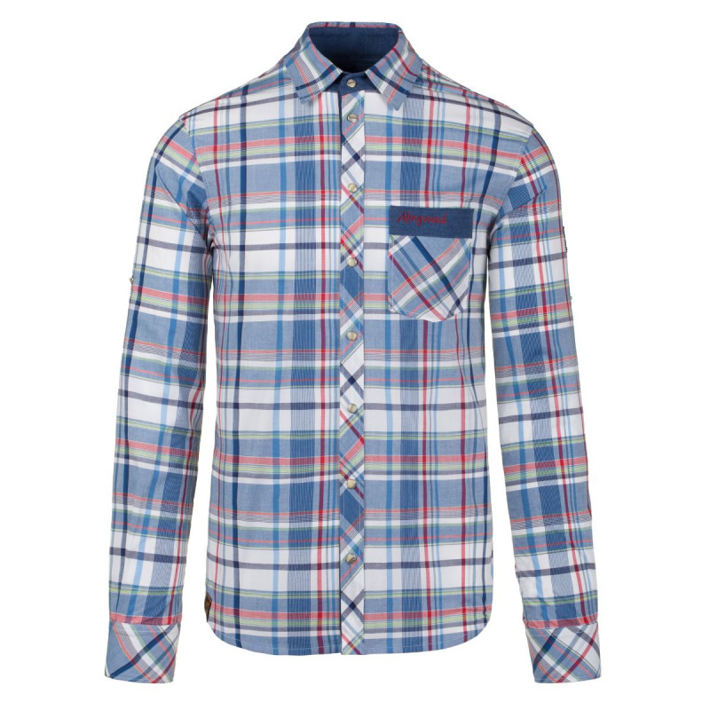 Pánska košeľa Almgwand HALLERANGERSPITZE  - modrá