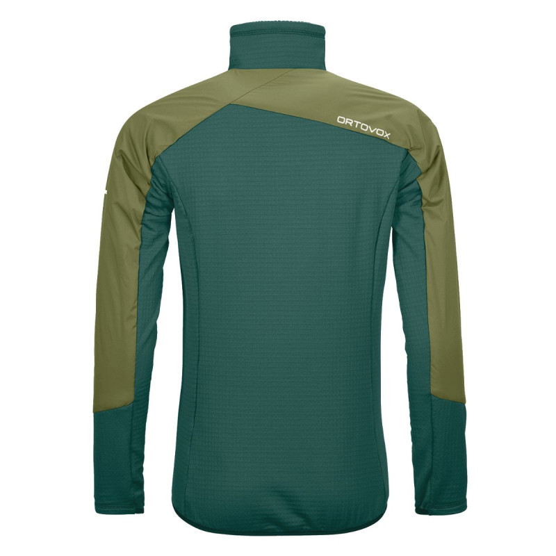 Pánska bunda Ortovox WESTALPEN SWISSWOOL HYBRID  - khaki