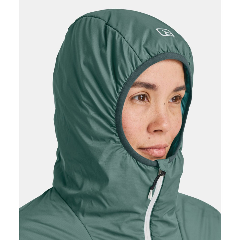 Dámska bunda Ortovox SWISSWOOL PIZ DUAN JACKET  - tmavo zelená