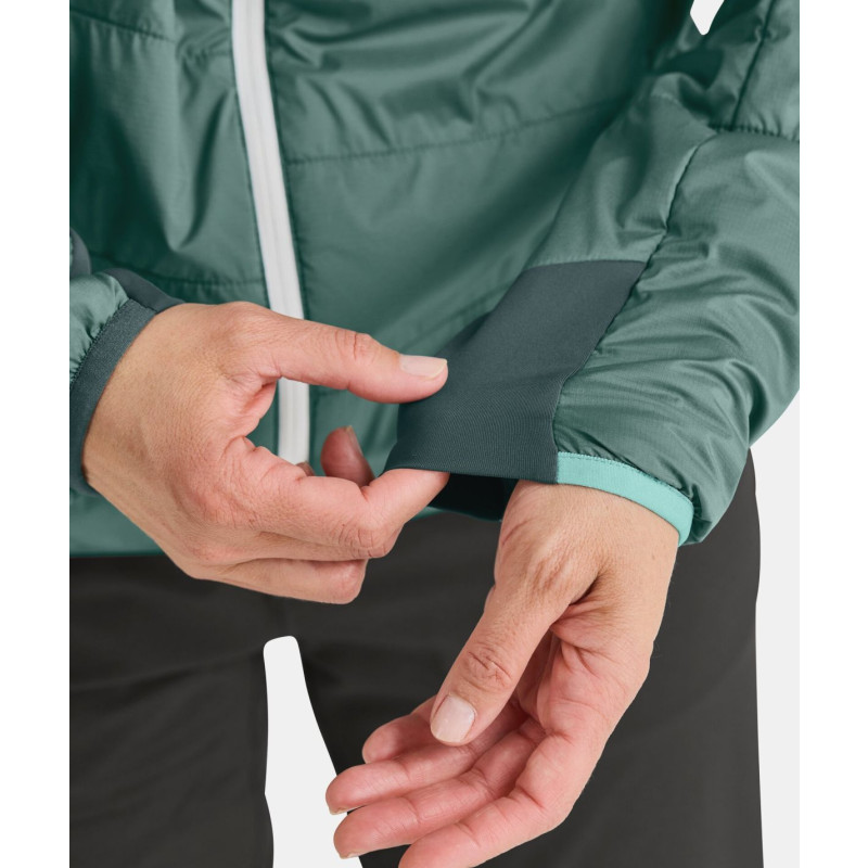 Dámska bunda Ortovox SWISSWOOL PIZ DUAN JACKET  - tmavo zelená