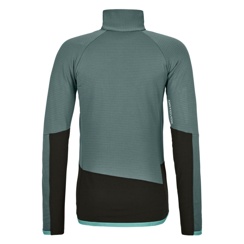 Dámska mikina Ortovox FLEECE RIB JACKET  - tmavo šedá