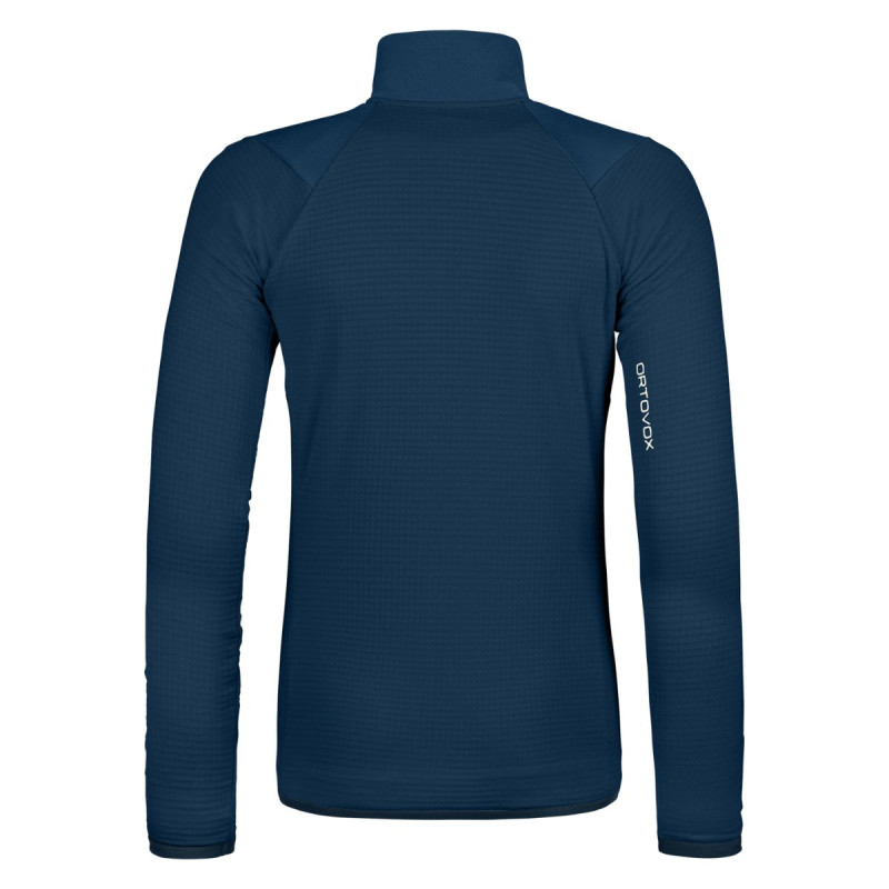 Dámska mikina Ortovox FLEECE GRID JACKET  - tmavo modrá