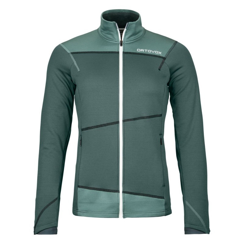 Dámska mikina Ortovox FLEECE LIGHT JACKET  - tmavo šedá