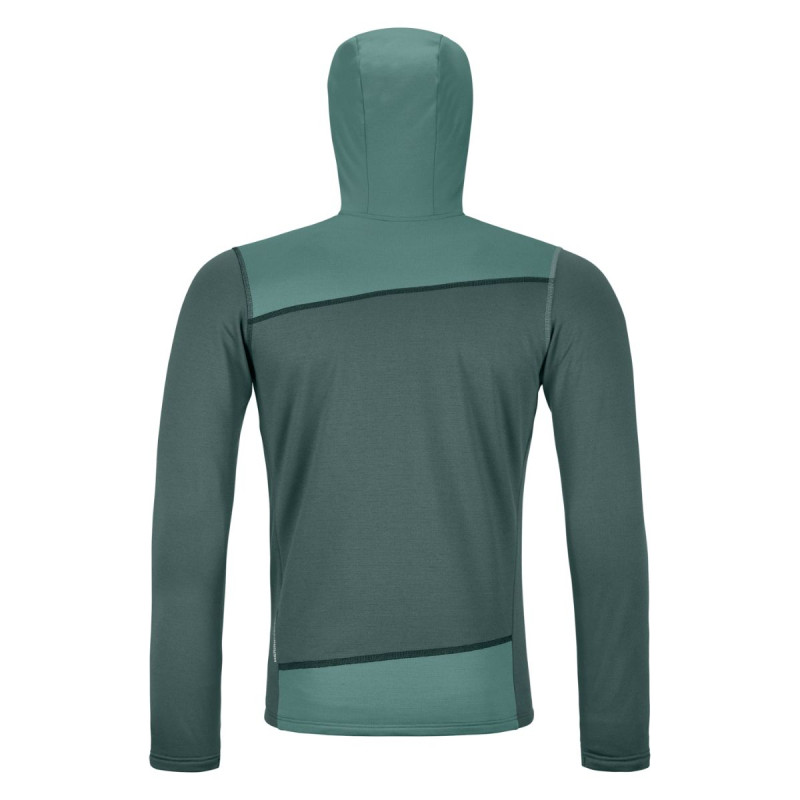 Pánská mikina Ortovox FLEECE LIGHT HOODY  - tmavě šedá