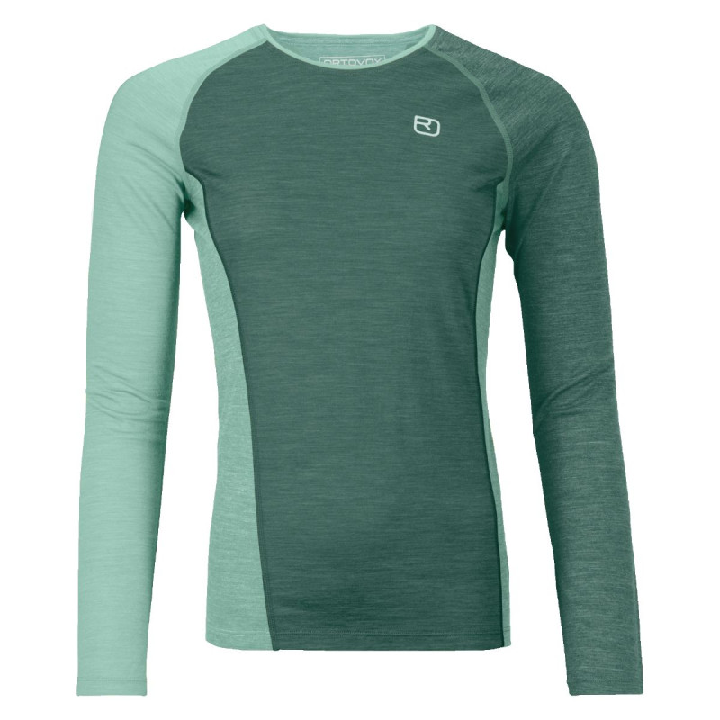 Dámské funkční tričko Ortovox 120 COOL TEC FAST UPWARD LS  - zelená
