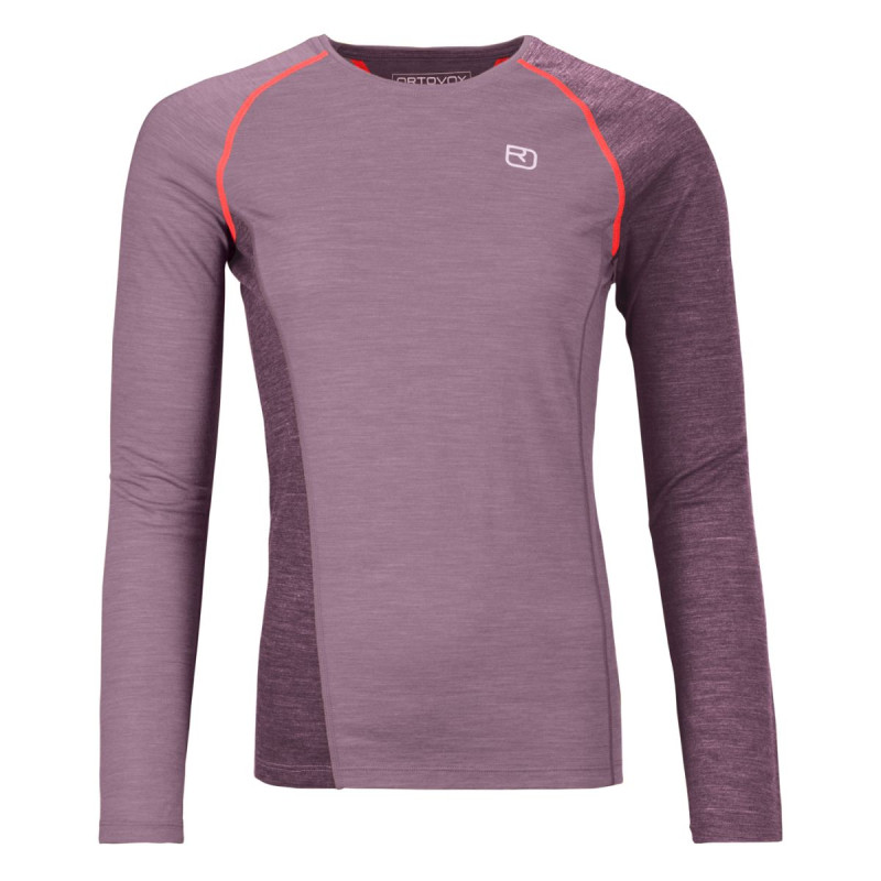 Dámske funkčné tričko Ortovox 120 COOL TEC FAST UPWARD LS  - fialová