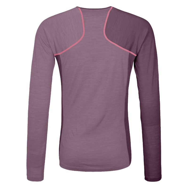 Dámske funkčné tričko Ortovox 120 COOL TEC FAST UPWARD LS  - fialová
