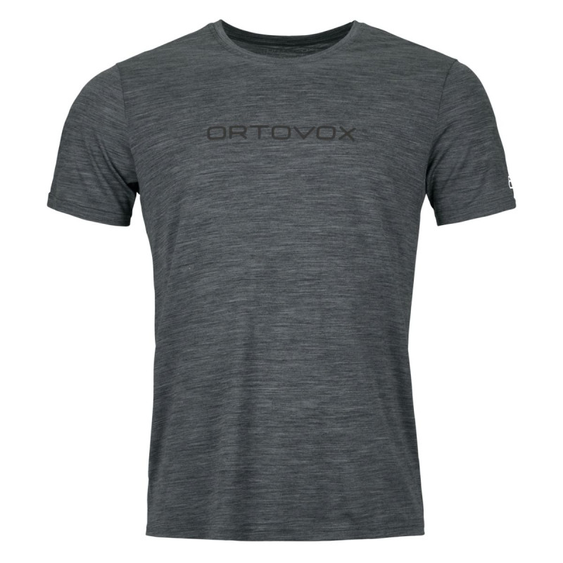Pánské funkční tričko Ortovox 150 COOL BRAND TS  - tmavě šedá