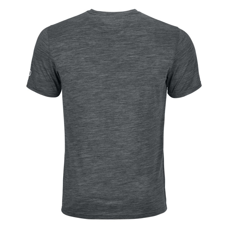 Pánské funkční tričko Ortovox 150 COOL BRAND TS  - tmavě šedá