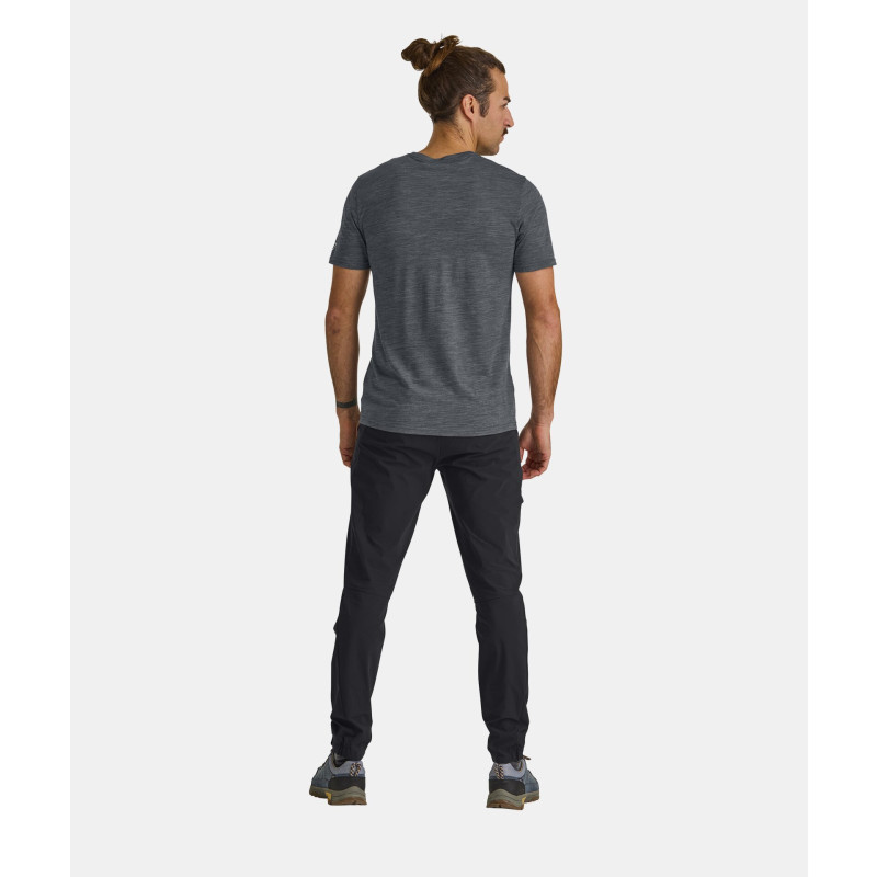 Pánské funkční tričko Ortovox 150 COOL BRAND TS  - tmavě šedá