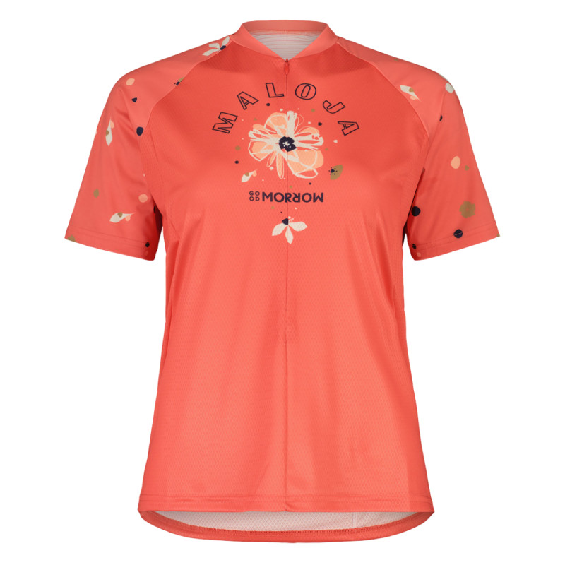 Dámský cyklistický dres Maloja TENNOM.  - oranžová