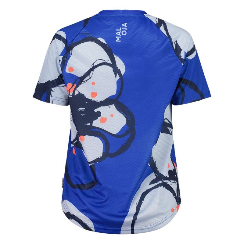 Dámsky cyklistický dres Maloja MIJANESM. MULTI 1/2  - modrá