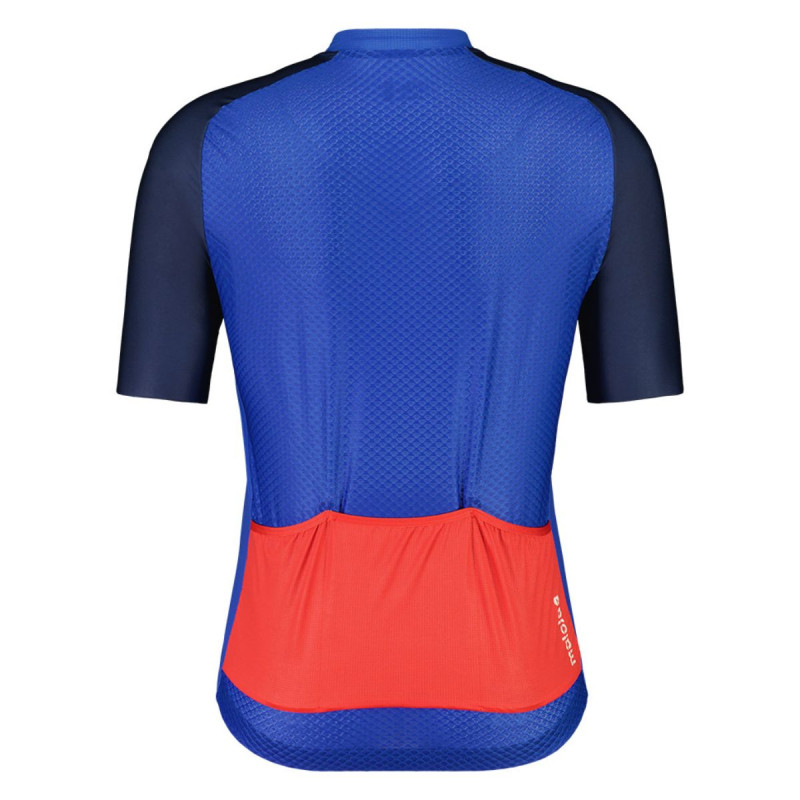 Pánsky cyklistický dres Maloja CIBRAM. 1/2 BREEZE  - modrá