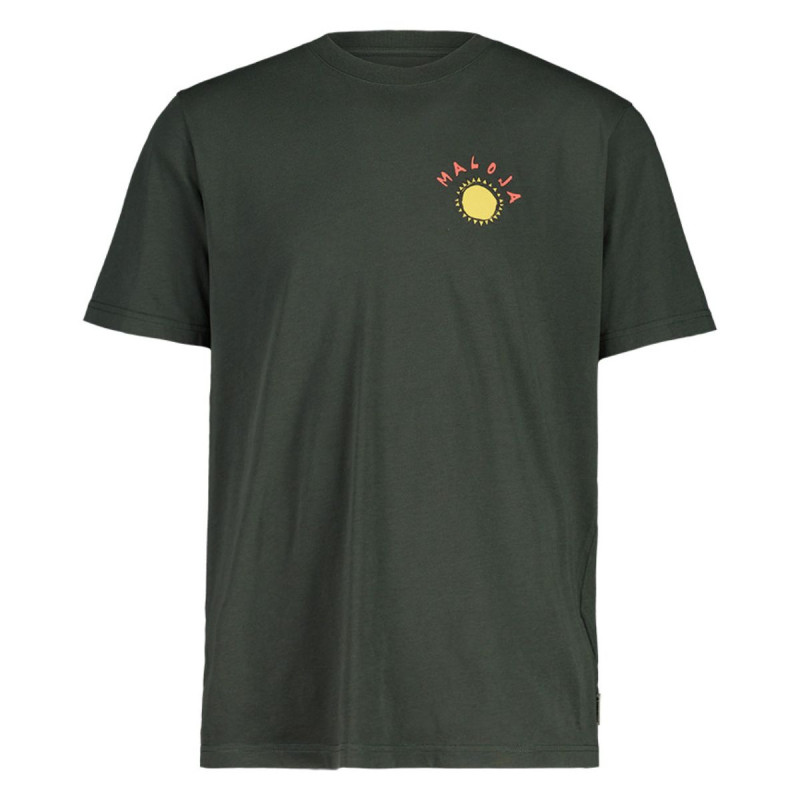 Pánske tričko Maloja RAPPEIM.  - tmavo zelená