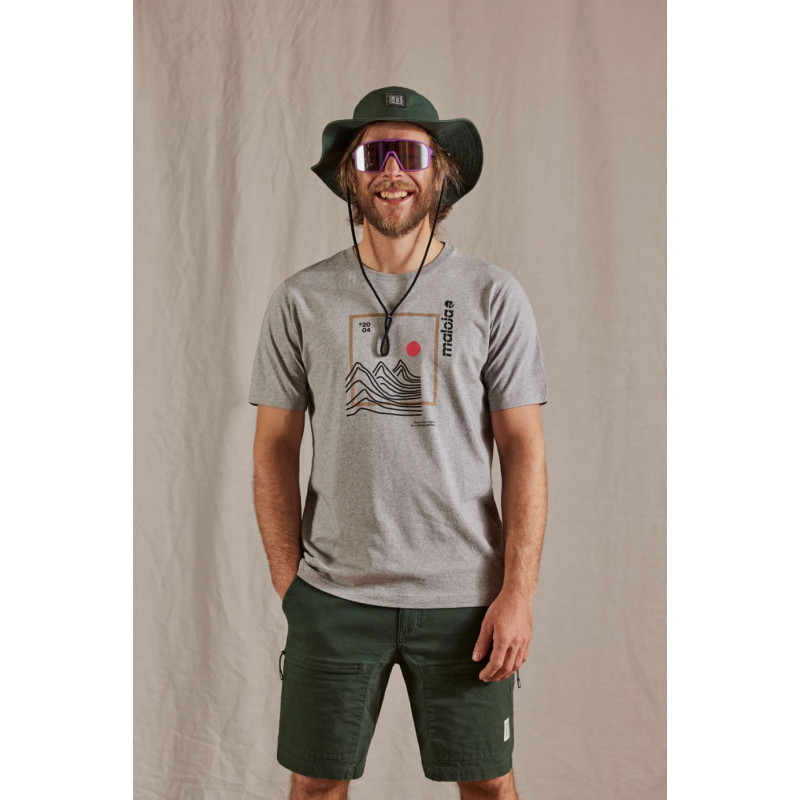 Pánske tričko Maloja CAUMAM.  - šedá