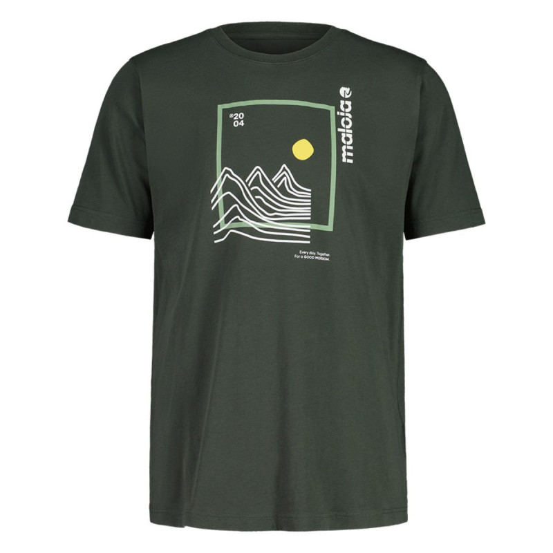 Pánske tričko Maloja CAUMAM.  - tmavo zelená