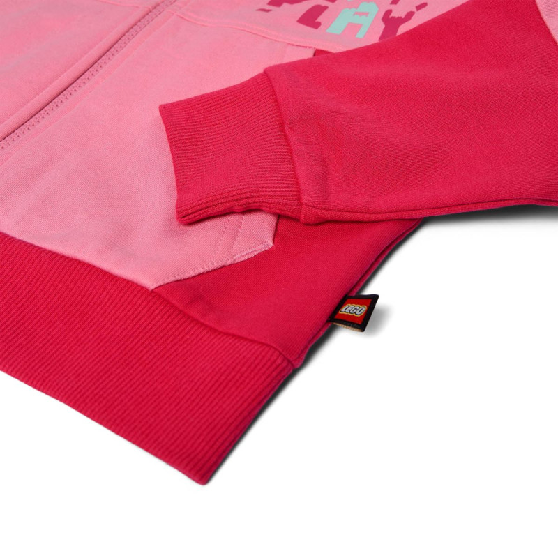 Dievčenská mikina Lego Wear SCOUT 204  - ružová