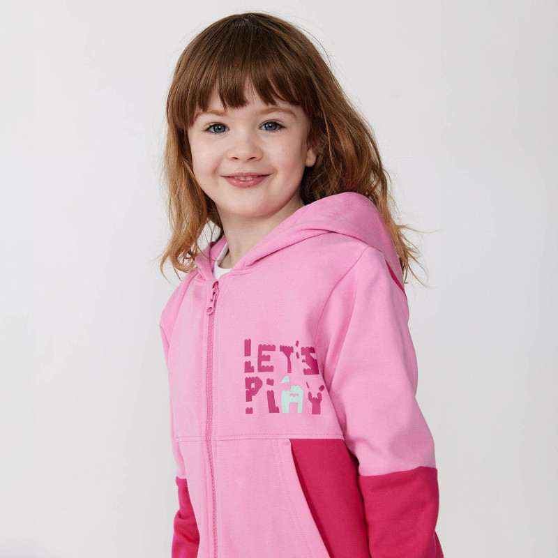 Dievčenská mikina Lego Wear SCOUT 204  - ružová