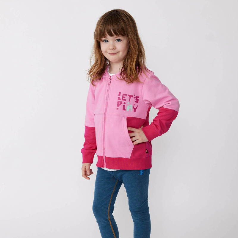Dievčenská mikina Lego Wear SCOUT 204  - ružová