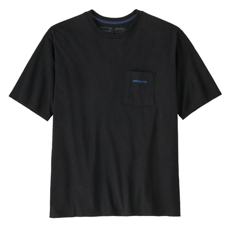 Pánske tričko Patagonia BOARDSHORT LOGO POCKET RESPONSIBILI-TEE  - čierna