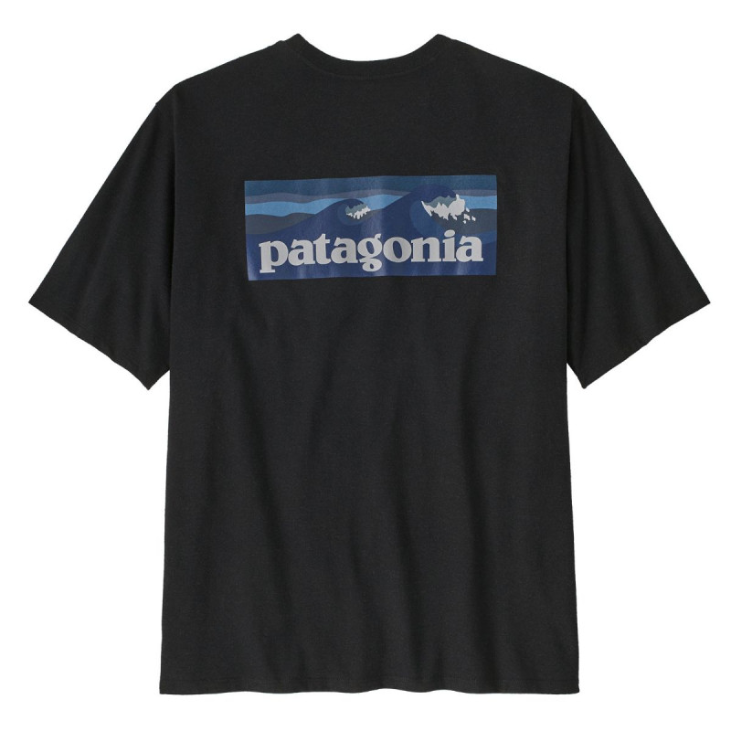 Pánske tričko Patagonia BOARDSHORT LOGO POCKET RESPONSIBILI-TEE  - čierna
