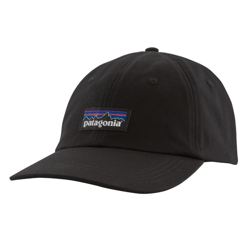 Šiltovka Patagonia P-6 LABEL TRAD CAP  - čierna