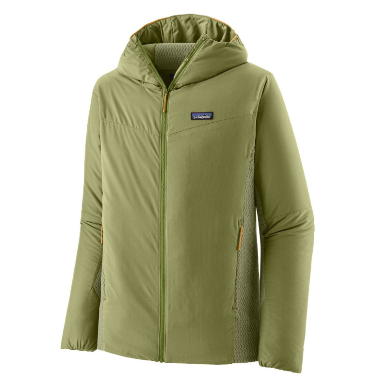 Pánska bunda Patagonia NANO-AIR LIGHT HYBRID HOODY  - svetlo zelená