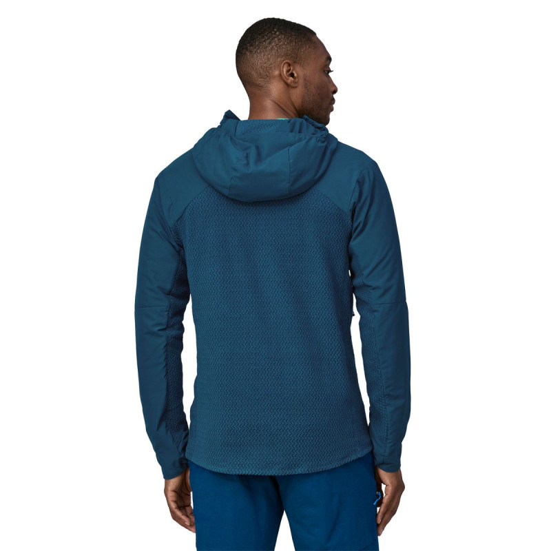 Pánská bunda Patagonia NANO-AIR LIGHT HYBRID HOODY  - tmavě modrá