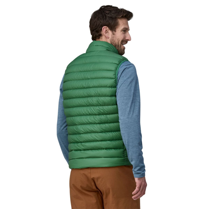 Pánská vesta Patagonia DOWN SWEATER VEST  - tmavě zelená