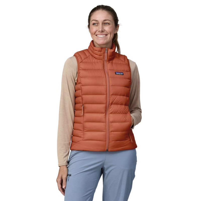 Dámska vesta Patagonia DOWN SWEATER VEST  - oranžová