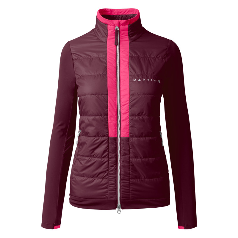 Dámska bunda Martini Sportswear ALPMATE HYBRID  - tmavo ružová