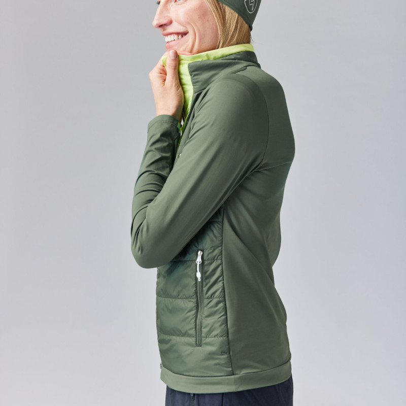 Dámska bunda Martini Sportswear ALPMATE HYBRID  - tmavo ružová